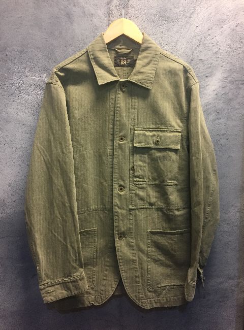 rrl ヘリンボーンカバーオール